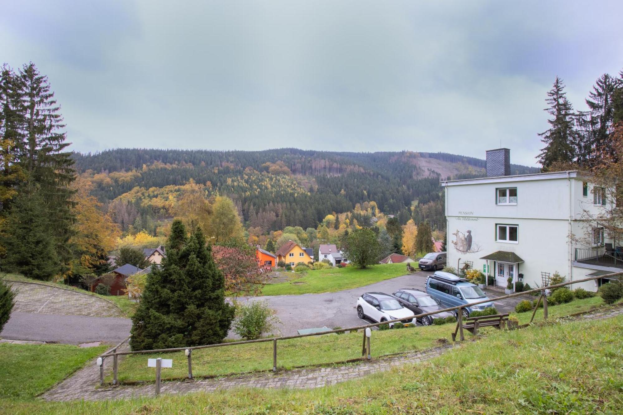 Pension Am Waldesrand Ilmenau Eksteriør billede